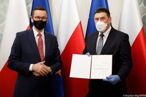Zdjęcie główne dla wydarzenia: Gratulacje dla Wiceministra Rolnictwa i Rozwoju Wsi Ryszarda Bartosika