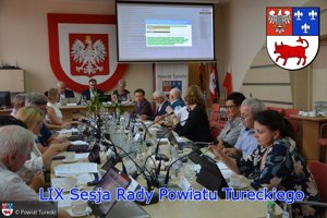 Zdjęcie główne dla wydarzenia: 1 grudnia 2023 r. o godz. 15.30 transmisja LIX Sesji Rady Powiatu Tureckiego